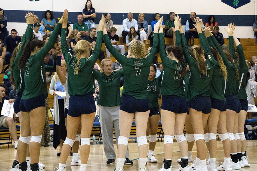 The women's volleyball team opens Sectional play Oct. 12 at 6 p.m., playing Arsenal Tech at Lawrence North.  