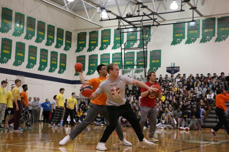 Winterfest will affect the class schedule for Feb. 9. Last year's event included a game of dodgeball. 