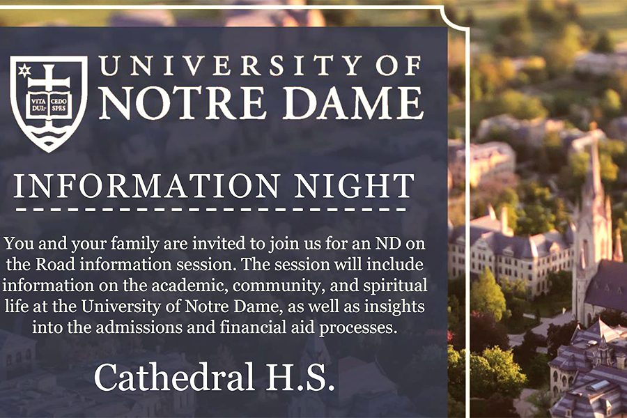 School to host Notre Dame information session