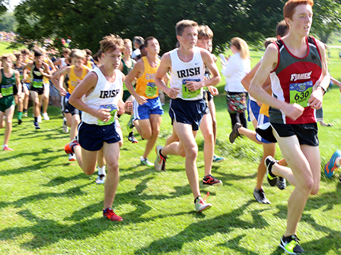 The men's cross-country team will be among the fall sports squads recognized at a pep rally on Oct. 24. 