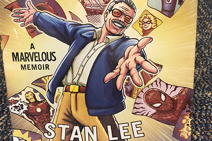 One of the items in the library's collection is a comic book outlining the life and achievements of Stan Lee.  