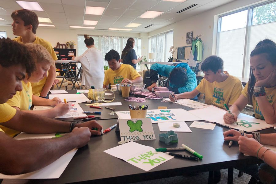 Students volunteer their time during the annual Day of Service on Sept. 13. 