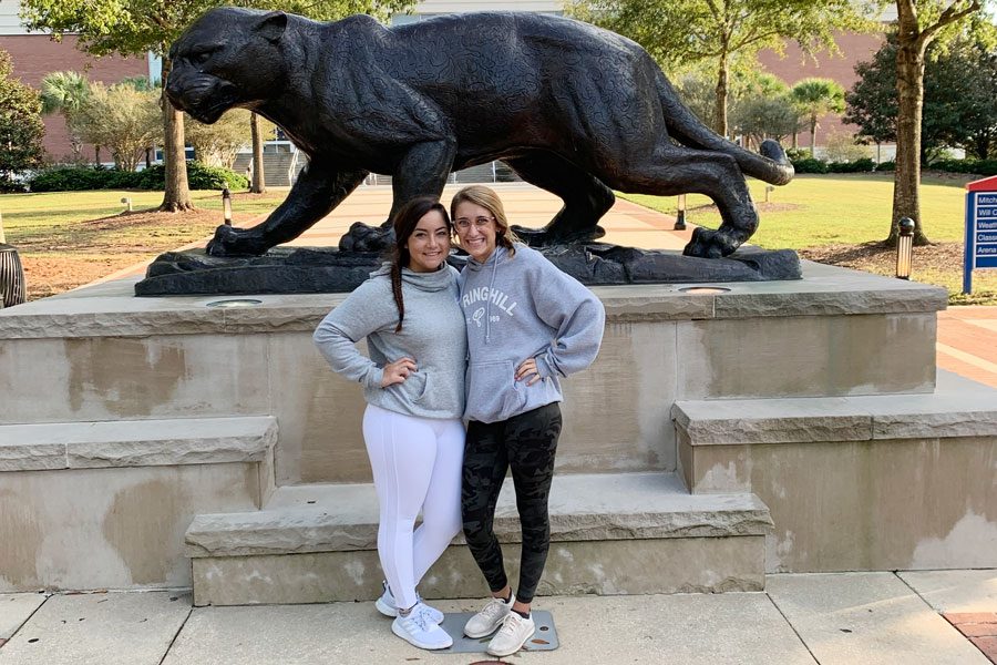 On Oct. 16, seniors Hannah Miller and Andi Manship visited the University of South Alabama. 