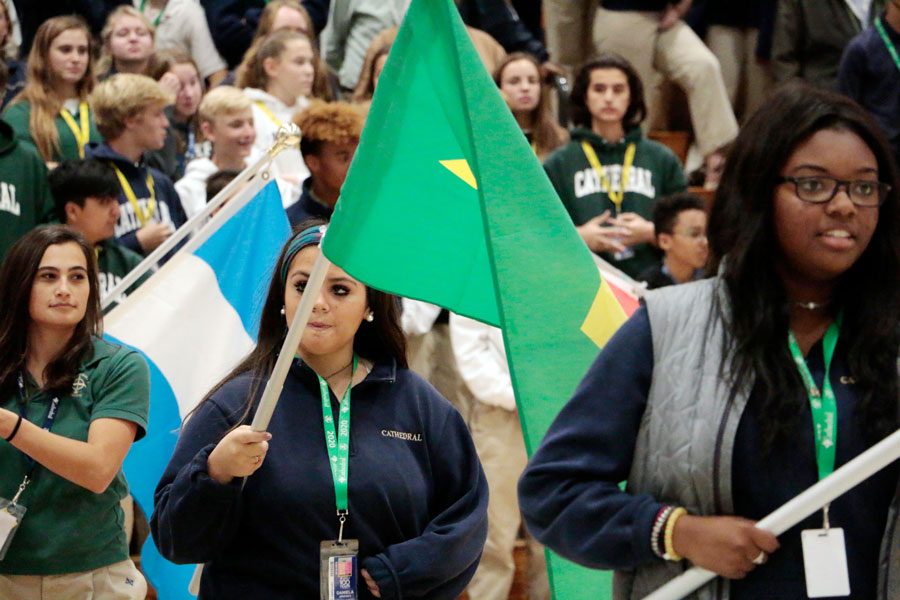 As happened during last year's multicultural assembly, the presentation of the national flags also will be a part of this year's program on Oct. 28. 