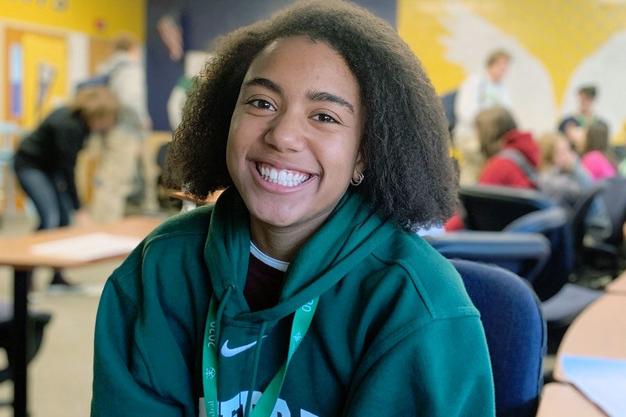 Senior Taryn Buford will serve as a volunteer tour guide at the Nov. 14 Open House. 