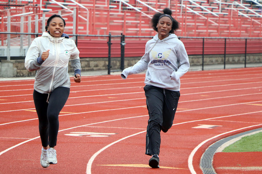 The women's track and field team will be coached by Mr. John O'Hara '02 in the spring. 