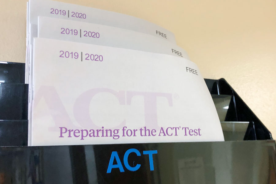 ACT information is available in the counseling center. 