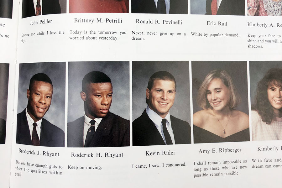Senior quotes first appeared in the Cathedran yearbook in 1990. 