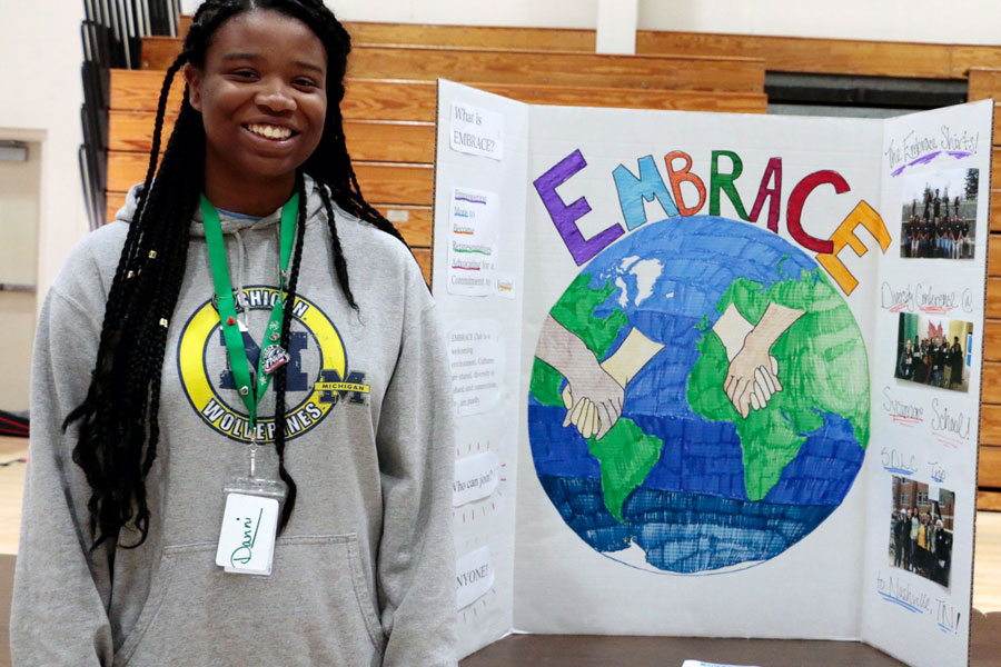 The EMBRACE Club was represented at last year's activities fair. 