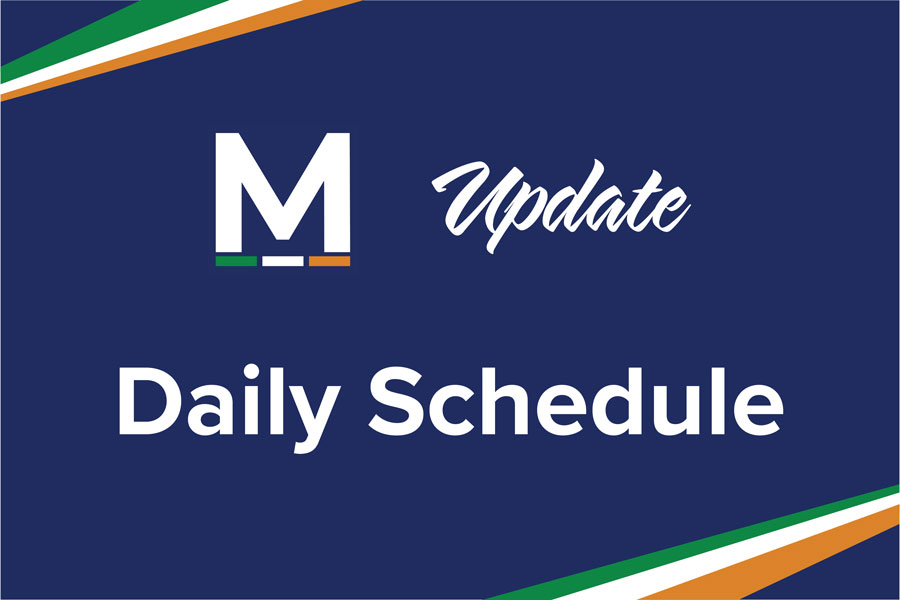 Special schedule in effect for Nov. 23