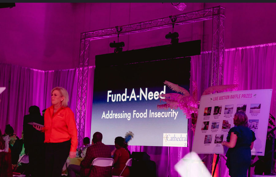 Last year’s Fund-a-Need at the annual Shamrauction, which took place in the Welch Activity Center, was to address food insecurity among families on the Hill. This year’s event, because of Covid-19, will be virtual.