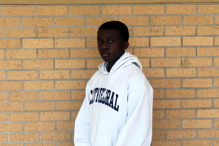 During the school day, junior Joseph Jideonwo is just another khakis- and Cathedral-sweatshirt-wearing student. But after school, he is the owner of a vending machine business.