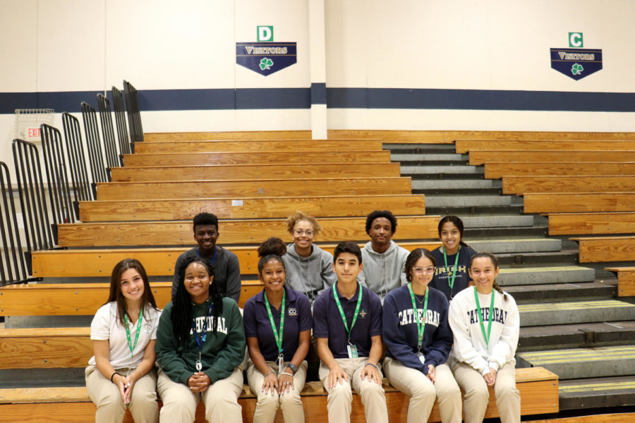 These ten amazing juniors and seniors gathered for a picture on the day they were recognized.