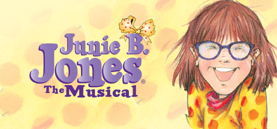 The playbill for the student director play, Junie B. Jones