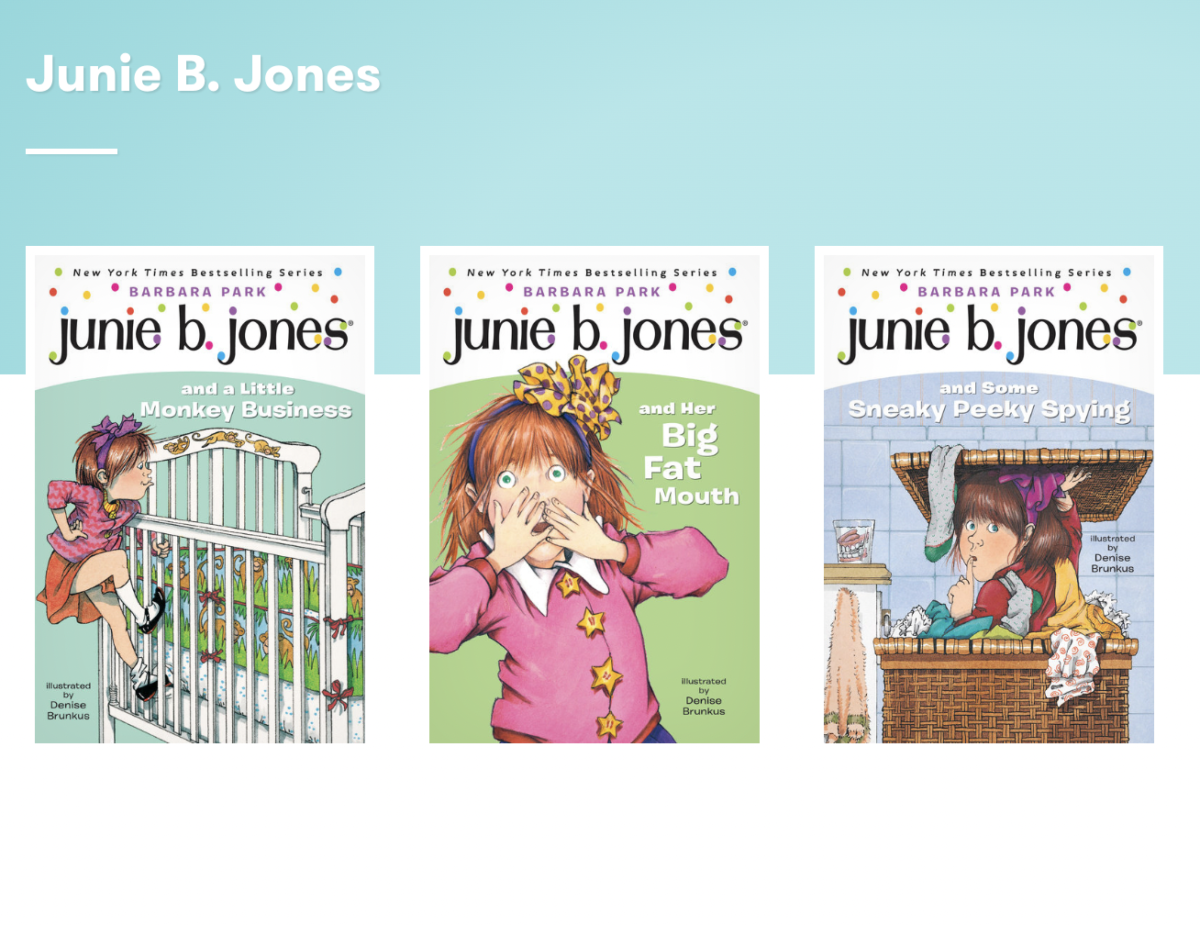Just a few of the 28 published Junie B. Jones books written by Barbara Park.
(Picture credited from Random House Books website)