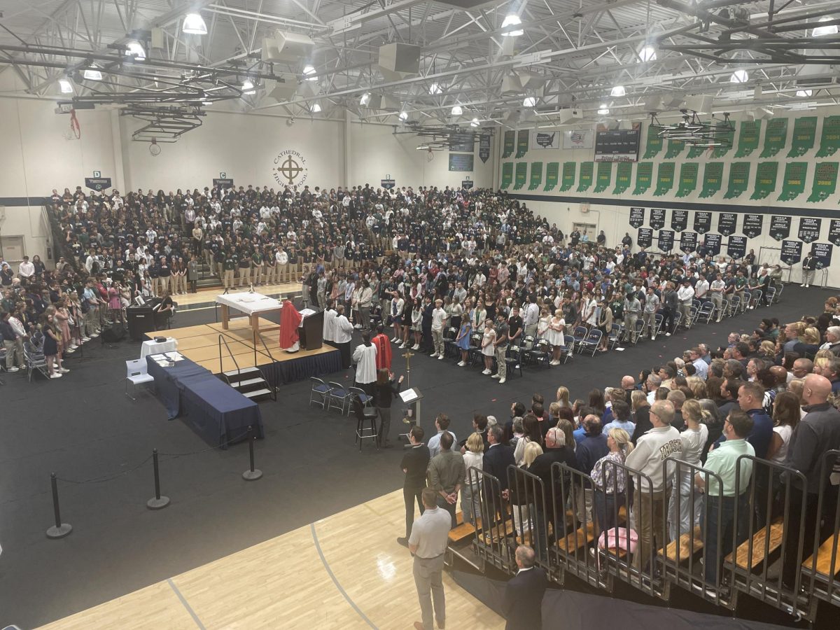 Cathedral celebrates the last all school mass of the 2023-2024 school year commemorating the seniors as they continue to grow in all aspects of their life. We pray together as a family that all these students can accomplish all they set their minds to. 