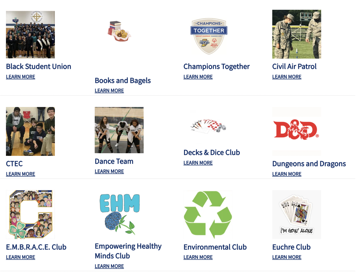 All active clubs can be found on Cathedral's website. The Activities Fair will give students a great look into each club's purpose, mission, and goal