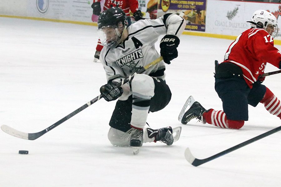 Senior George Hanley said he has seen the movie about the U.S. hockey team's win over the Soviets so many times that he practically has it memorized. Hanley is a member of the Central Indiana Knights. 