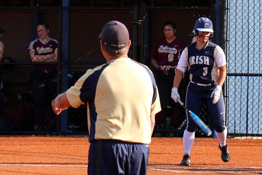 The varsity softball team opened its season with a win over Carmel. 