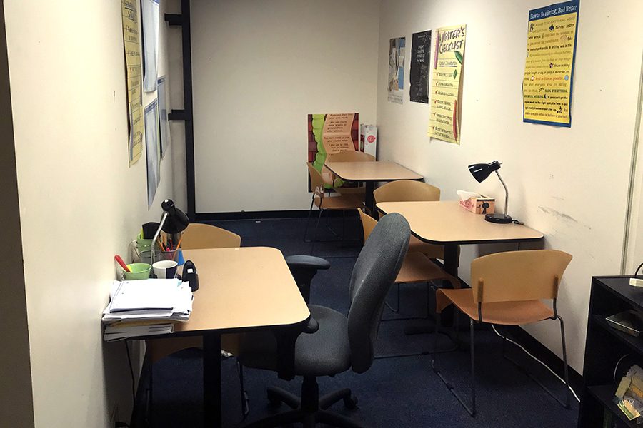 The writing center, which is located in Room 2311 in Loretto Hall, is set to open soon. 