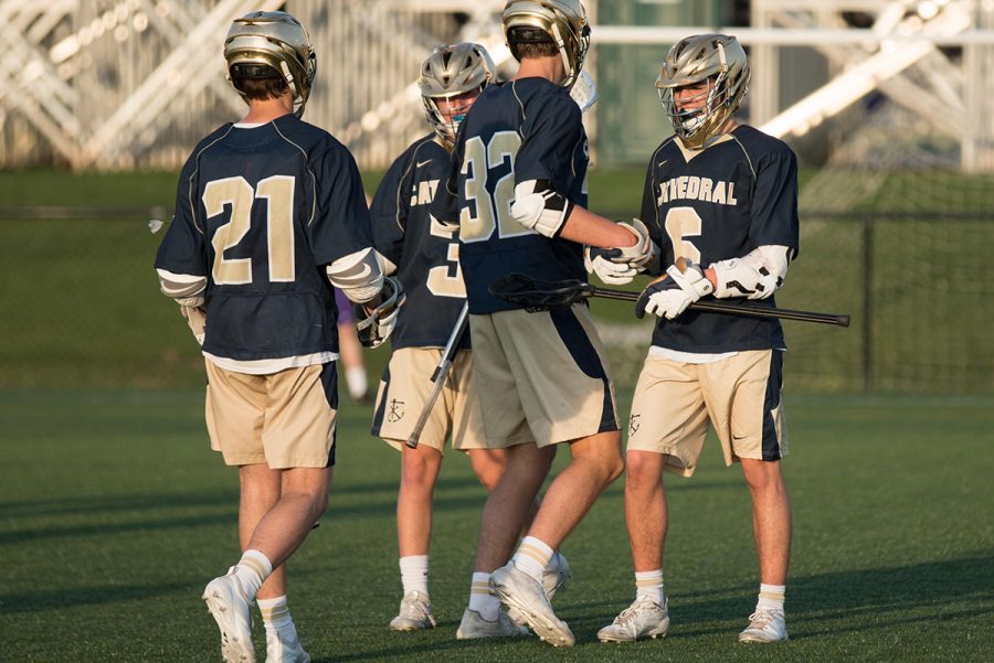 The men's lacrosse team, in action last season, travels to Hamilton Southeastern on May 3. 