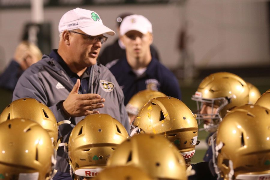 The varsity football team kicked off the 2019 season on Aug. 23 at Noblesville. 