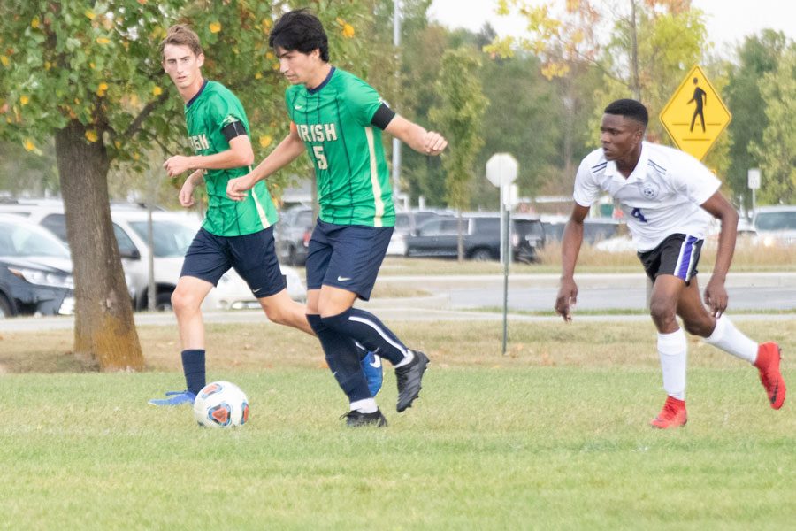 The men's soccer team plays in the opening round of the Regional at noon on Oct. 19 at Carmel High School's Murray Stadium. 