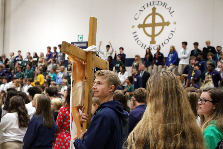 Senior Will A'Hearn and other members of the liturgy committee will be involved with reconciliation on March 10. 