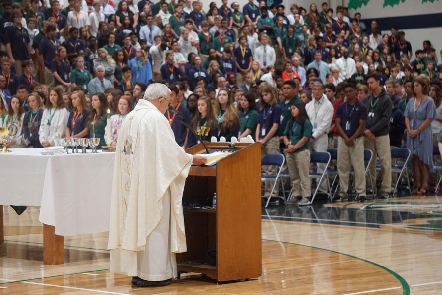 Campus ministry is working to ensure that Mass can be celebrated safely once students return to campus in August. 