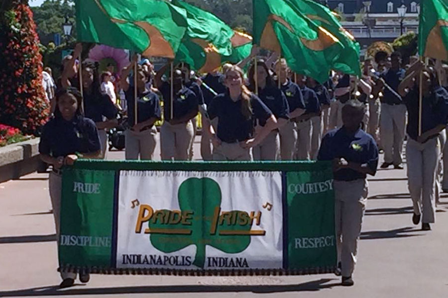 Color guard clinics have been scheduled for three dates in May. 