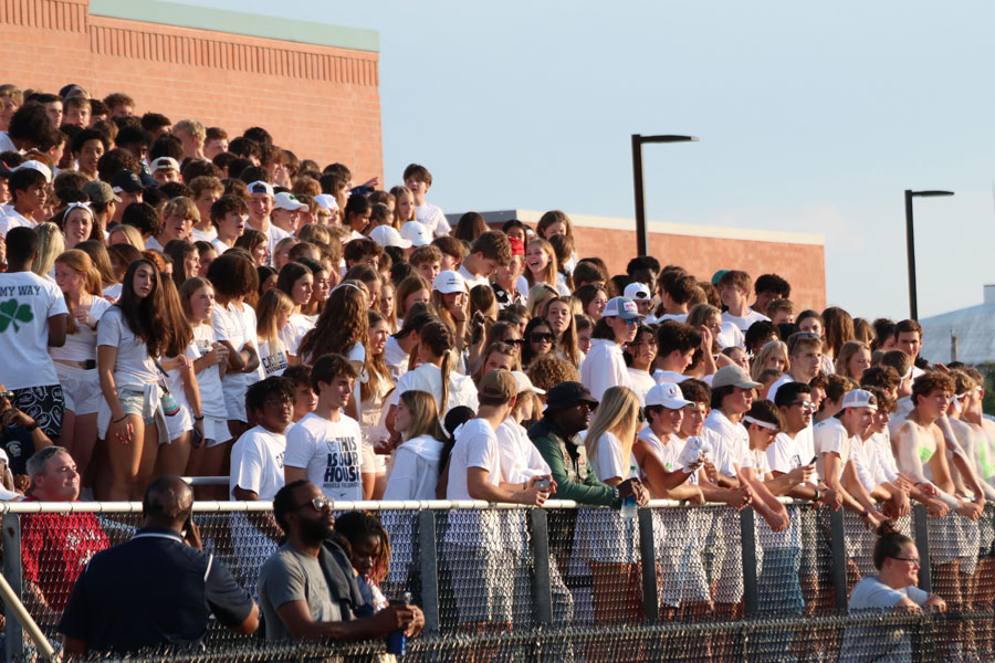 The student section will be out in full force when the varsity football team hosts Bishop Chatard on Sept. 10. 