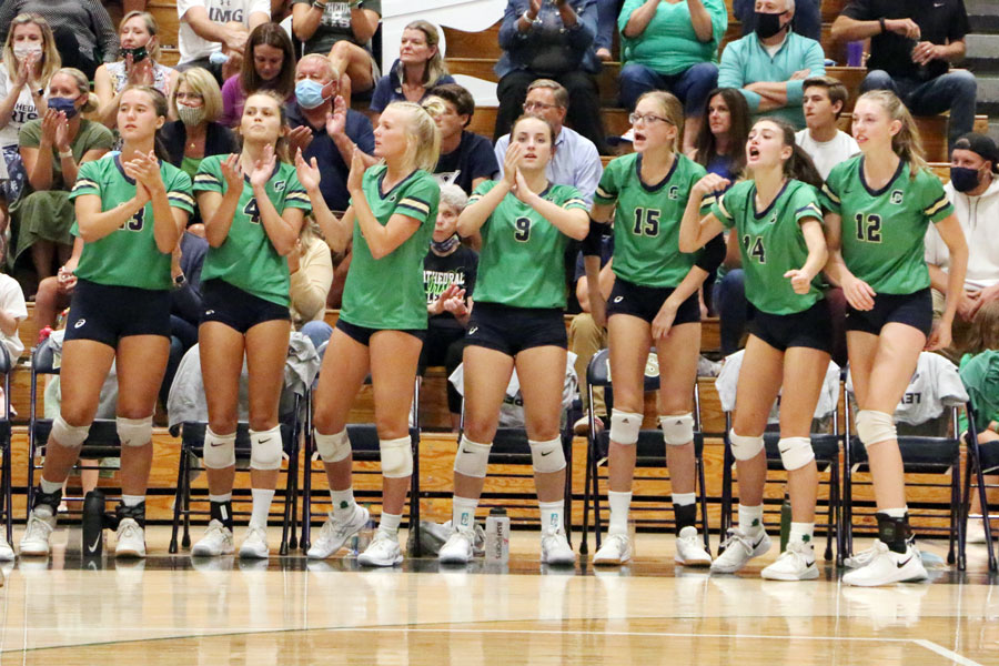 The women's volleyball team will host Carmel for Senior Night on Sept. 28. 