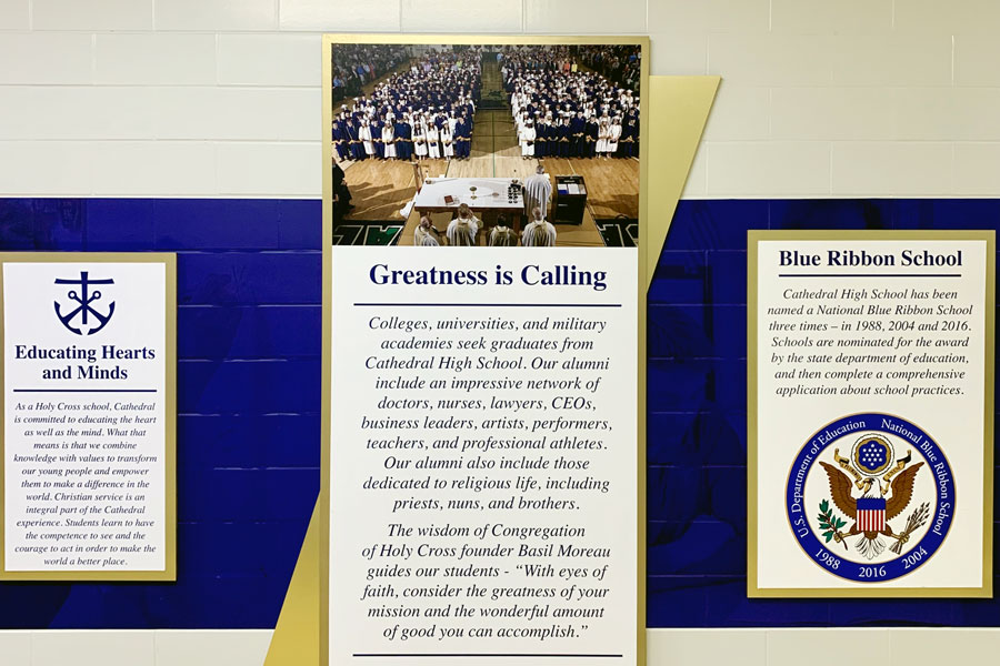 Cathedral High School, a three-time National Blue Ribbon award winner, is applying for the award for the fourth time. 