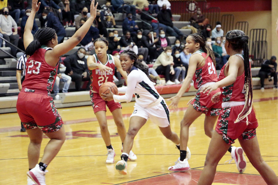 The women's varsity basketball team, in action last year in the Sectional, kicks off its new season on Nov. 2. 