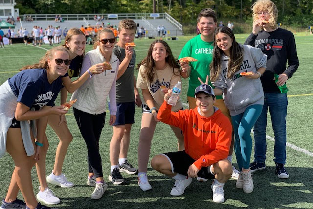 Earlier this school year at Carmel High School, members of Champions Together participated in a bocce ball event.