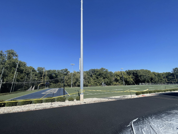 Cathedral may play home games at Arlington, but the football team practices on campus.