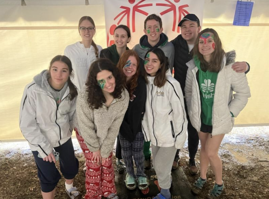 The Cathedral High School volunteers that attended the Polar Plunge