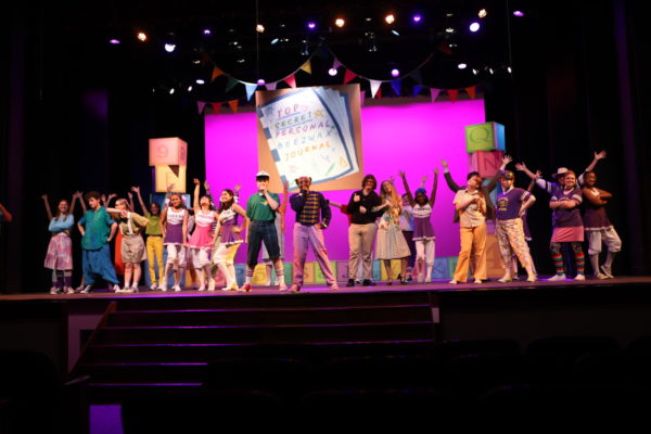 The “Junie B. Jones” cast strikes their final pose of the show.