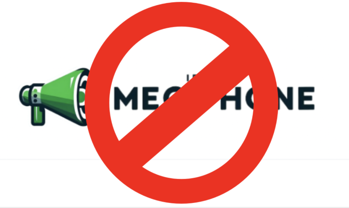 The basic logo of the Irish Megaphone website was once Cathedral's old logo, but has been replaced with a "clip art" graphic. Do not go to this website.