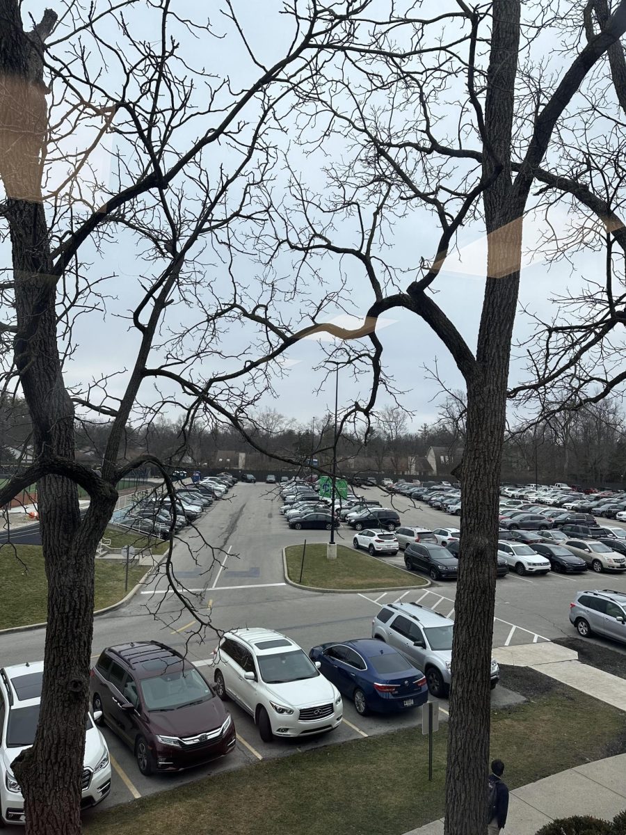 Students parked in junior lot, no open spot to be seen. At the end of the day, cars are directed down the Hill by a traffic director each day to lessen traffic issues in parking lots. Mrs. Hovanec said “I really think it’s time to look at some solutions. We have been doing the same thing for quite some time and it seems like it doesn’t work. Why don’t we try some things?”